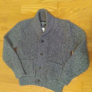 OshKosh B'gosh Kids Chunky Heather Gray Button Front Classic Cardigan Boys 6